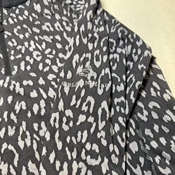 RLX Ralph Lauren 1/4 Zip Pullover Women's Small Leopard Pelican Hill Golf - Picture 2 of 14